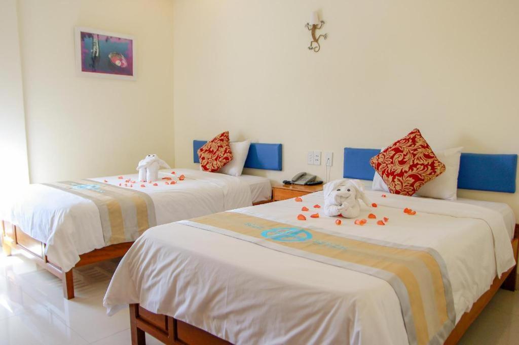 Blue Beach Hotel Danang Bagian luar foto